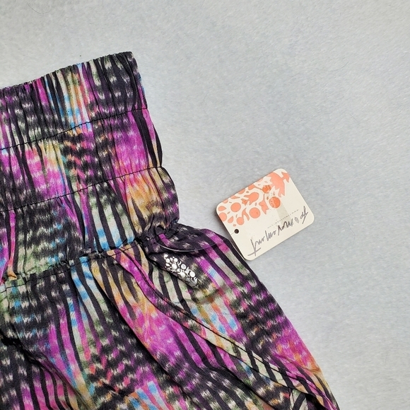 Free People Movement The Way Home High Rise Multicolored Printed Shorts - Picture 7 of 9